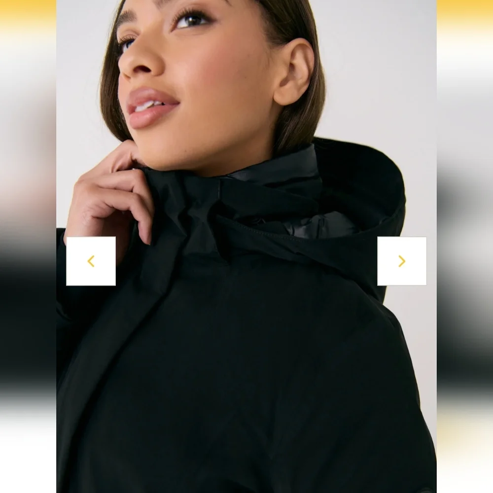 Lole Black Puffer Jacket - Picture 4 of 6